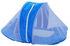 Amardeep And Co Toddler Mattress With Mosquito Net Blue 70*40 Cms