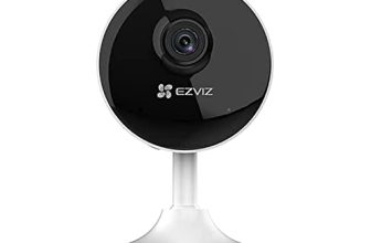 Ezviz By Hikvision|C1C-B Wifi Indoor Home Smart Security Camera| 2 Way Talk 1080P Full Hdl Privacy Protection| Night Vision| Motion Detection| Builtin Microsd Card Upto 256Gb | Alexa & Google, White