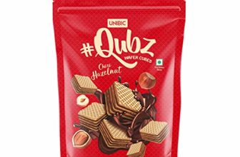 Unibic Chocolate Hazelnut Crispy Wafer Cubes 150G, Waffer Cookie With Creme-Filling Delicious And Healthy Snacks
