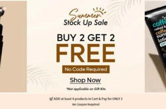 Mcaffeine Flash Sale : Buy 2 & Get 2 FreeUse Code : B2G2Master Link : Suggestions :1. Face Care : 2. Body Care : 3. Hair Care : Add Any 4 Singles In Cart > Apply Code & Get 2 Products With Lower Price Free