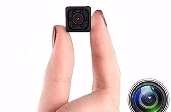 Technoview 1080P Mini Spy Camera With Low Light Vision, Vidio Audio Recording, For Home Indoor Outdoor Security (Red)