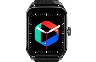 Zebronics Eternal Bluetooth Calling Smart Watch With 1.85″ Large Display, Voice Assistant, 100+ Sports, Ip67 Waterproof, 11 Built-In & Customizable Wallpaper, 8 Menu Ui, Crown And Calculator (Metallic Black)