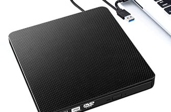 Zorbes® External Dvd Drive, Usb 3.0 Type-C Cd Dvd +/-Rw Optical Drive Usb C Burner Slim Quiet Cd/Dvd Player Rom For Apple Macbook Mac Pc Laptop Desktop Windows 7/8.1/10 Linux Os