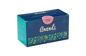 Anandi Panty Liners For Women | Daily Use Liners 160Mm – 80 Pieces | Biodegradable Compostable Organic Liner | Certified 100% Organic Cotton Top Sheet