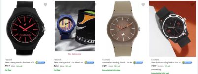 50-57% Off : Fastrack Watches Starts at ₹ 397