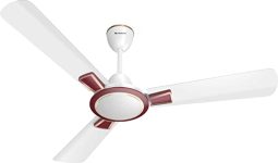 Havells 1200Mm Astura Energy Saving Ceiling Fan (White Maroon, Pack Of 1)
