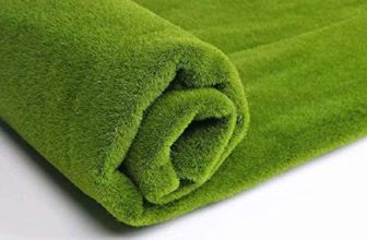 Kuber Industries High Density 45 Mm Artificial Grass Carpet Mat For Balcony, Lawn, Door(5 X 7 Feet)-Ctktc033124