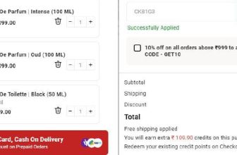 TheManCompany : Buy 1 Get 2 Free On PerfumesAdd any 3 products , 2 Same/Lower Price product will be FreeApply Code : CKB1G3+ Extra 5% Off On Prepaid Orders