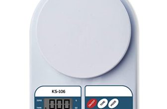 Beatxp Kitchen Scale Multipurpose Portable Electronic Digital Weighing Scale | Weight Machine With Back Light Lcd Display | White |10 Kg | 2 Year Warranty |