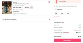 LOOT : Roadster Men Body Spray 150ml at ₹104