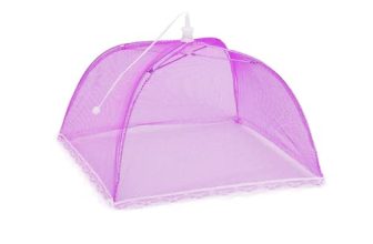 Suzec Food Cover Umbrella Tent Mosquito Protection Mesh Screen Reusable And Collapsible Outdoor Picnic Bbq Food Covers Net For Flies Bugs & Mosquitoes