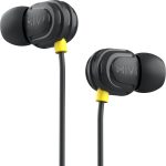 Mivi Rock Roll E5 With Hd Sound Wired Headset(Black, In The Ear)
