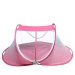 Febox Foldable Kids Mosquito Net With Base Cloth – Mosquito Repellent (Pink, Suitable For: 1 To 6 Years) (1778.0Mm L X 762.0Mm W)