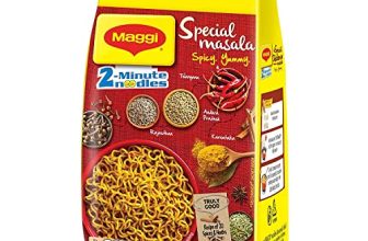 Maggi 2-Minute Special Masala Instant Noodles, 70 Grams (Pack Of 12)