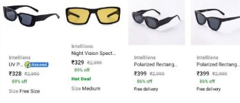 UV Protection Sunglasses at ₹328329 : More :