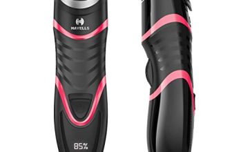 Havells Bt9009 Digital Display Beard & Moustache Trimmer, Fast Charge Allows 30 + Trims, 19 Built-In Precise Lengths (Black & Red)