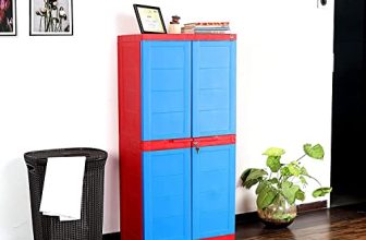 Cello Novelty Plastic 1 Door Big Cupboard – Red And Blue