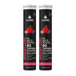 Auric Get Slim Effervescent | Power Of Green Coffee, Green Tea, Grape Seed & Garcinia Cambogia | Weight Management For Men & Women | Pack Of 40 Tablets