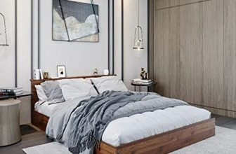 Wakefit Bed | 1 Year Warranty | Double Bed, Queen Size Bed, Cosmo Engineered Wood Bed, Platform Low Height Bed, Wooden Bed (Matte Finish_Brown)