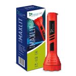 Syska Plastic T112Ul Maxlit 1W Bright Led Rechargeable Torch (Red, 1)