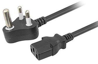 Yanmai 1.3-Meter Desktop Power Cable Cord (Black)