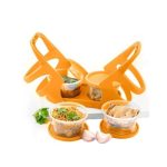 Suzec Plastic Lunch Box/Tiffin Box With Attractive Stand 200 Ml Food Containers, 2 In 1 Lunch Box For School And Office (Assorted Color)