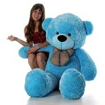 Tedstree Skin Friendly Lovable & Huggable 2 Feet Blue Super Soft Teddy Bear For Girlfriend/Birthday Gift/Boy/Girl (Blue, 2 Feet/60Cm)