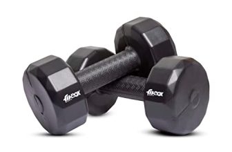 Fitbox Sports Exclusive 5Kg Diamond Dumbbells Set (2.5Kg X 2) Exercise And Fitness Training Kit