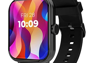 Beatxp Marv Super 1.99″ Hd Screen 240 * 280Px One-Tap Bt 5.1 Calling Ai Voice Assistant Smartwatch (Electric Black)