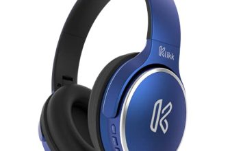 Klikk Rock On 101 Bluetooth Wireless Over Ear Headphones With Mic, 30 Hours Playback, Aux & Sd Card & Voice Assistant Support With Foldable & Rotatable Compact Design (Blue)