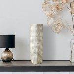 Hometown Hometown Zenith Polyresin Tumblr Macrame Vase 47Cm In White Colour