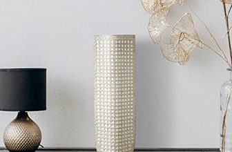 Hometown Hometown Zenith Polyresin Tumblr Macrame Vase 47Cm In White Colour