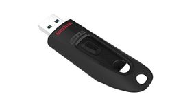 Sandisk Ultra Usb 3.0 Flash Drive, Cz48 256Gb, Usb3.0, Black, Stylish Sleek Design, 5Y Warranty