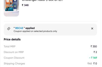 📛Hypd : BSC 5 Razors + Shaving Gel ComboFlat 45% Off at Just ₹199 OnlyLink – Code- BSC45COD+Free Shipping