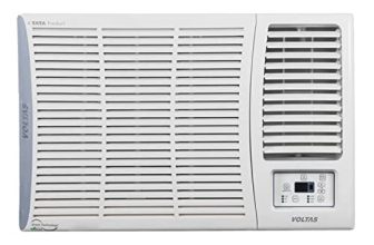 Voltas 1.5 Ton 3 Star, Fixed Speed Window Ac (Copper, Turbo Mode, 2023 Model, 183 Vectra Pearl, White)