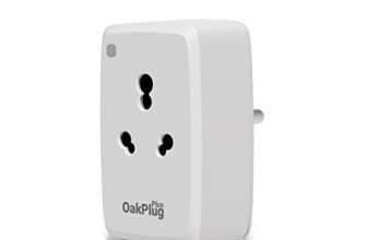 Oakter Wi-Fi Smart Plug For High Power Appliances (Ac, Geyser, Motor, Etc.) And For Low Power Appliances (Mobile & Laptop Chargers, Tv, Kettle, Etc.) Works With Alexa & Google Assistant (Old16A)