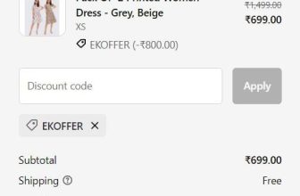 LOOT DEAL BEFIKRAY : 2 X PRINTED WOMAN DRESS at ₹699USE CODE : EKOFFER