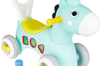 Amazon Brand – Jam & Honey Giraffe Rider (Green)