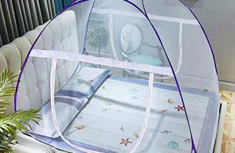 Febox Foldable King Size Mosquito Net (White)