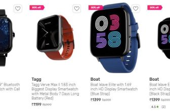 Tata CliQ LOOTUpto 82% Off on Smartwatches Calling Smartwatch at ₹ Rs 1099Fire-Boltt Calling WatchesBonus Offer: Free Shipping + FREE TIMES-PRIME Membership worth Rs 1199 on Min Order of Rs 1499