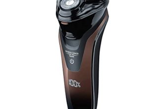 Beurer Hr 8000 Rotary Shaver Precision Cutting System With 3 Spring-Loaded Dual-Ring Shaver Heads 2-In-1 Beard And Sideburn Styler As Well As Pop-Up Contour Trimmer With 3 Years Warranty