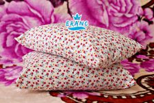 Eranc Cotton Solid Sleeping Pillow Pack Of 2(Multicolor)