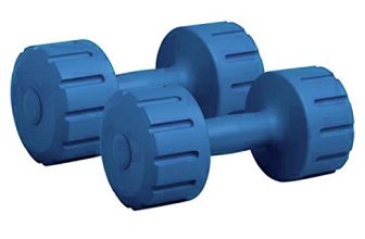 Protoner Pair Of 5Kg Each Pvc Dumbbells Set