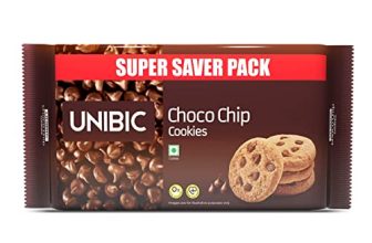 Unibic Choco Chip Cookies Super Saver Pack 500G, Delicious Crunchy Chocolate Cookies, Enriched With Choco Chips