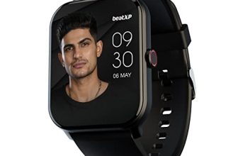 Beatxp Marv Neo 1.85” Display, Bluetooth Calling Smart Watch, Smart Ai Voice Assistant, 100+ Sports Modes, Heart & Spo2 Monitoring, Ip68, Fast Charging (Electric Black)