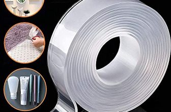 Chimmet Cleaning Double Sided Tape Silicon Transparent Gel Double Sided Heavy Duty Tape Heat Resistant Keys Puller Free (Grip Tap)