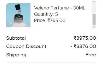 Bombay Shaving Company : 5 Products at ₹ ₹599 + FREE GIFT VOUCHERUse Code : EK599★ TIP : Add High Price Products.SUGGESTION5 X VALENO PERFUME at ₹ 599 + FREE GIFT VOUCHER