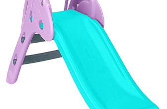 Webby Outdoor & Indoor Foldable Garden Slide | Sliders For Preschool Toddler Kids Toy Multicolor