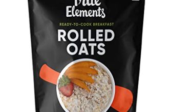 True Elements Gluten Free Rolled Oats 4Kg – 100% Natural And Gluten Free Oats | Healthy Cereal | Oats For Weight Loss Management