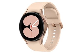 Samsung Galaxy Watch4 Bluetooth(4.0 Cm, Pink Gold, Compatible With Android Only)
